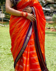 Semi Mysore Crepe Saree