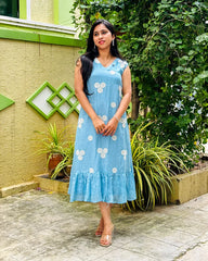 Mulchanderi Gown