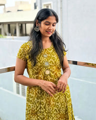 Mehendi Green Aline Coord Set