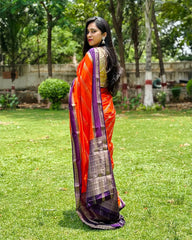 Semi Mysore Crepe Saree