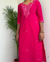 Cotton Bloom Kurta