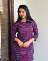 Purple Cotton Co-ord set