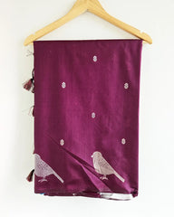 Dola Silk Parrot Design