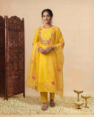 Radiant Yellow Muslin Set