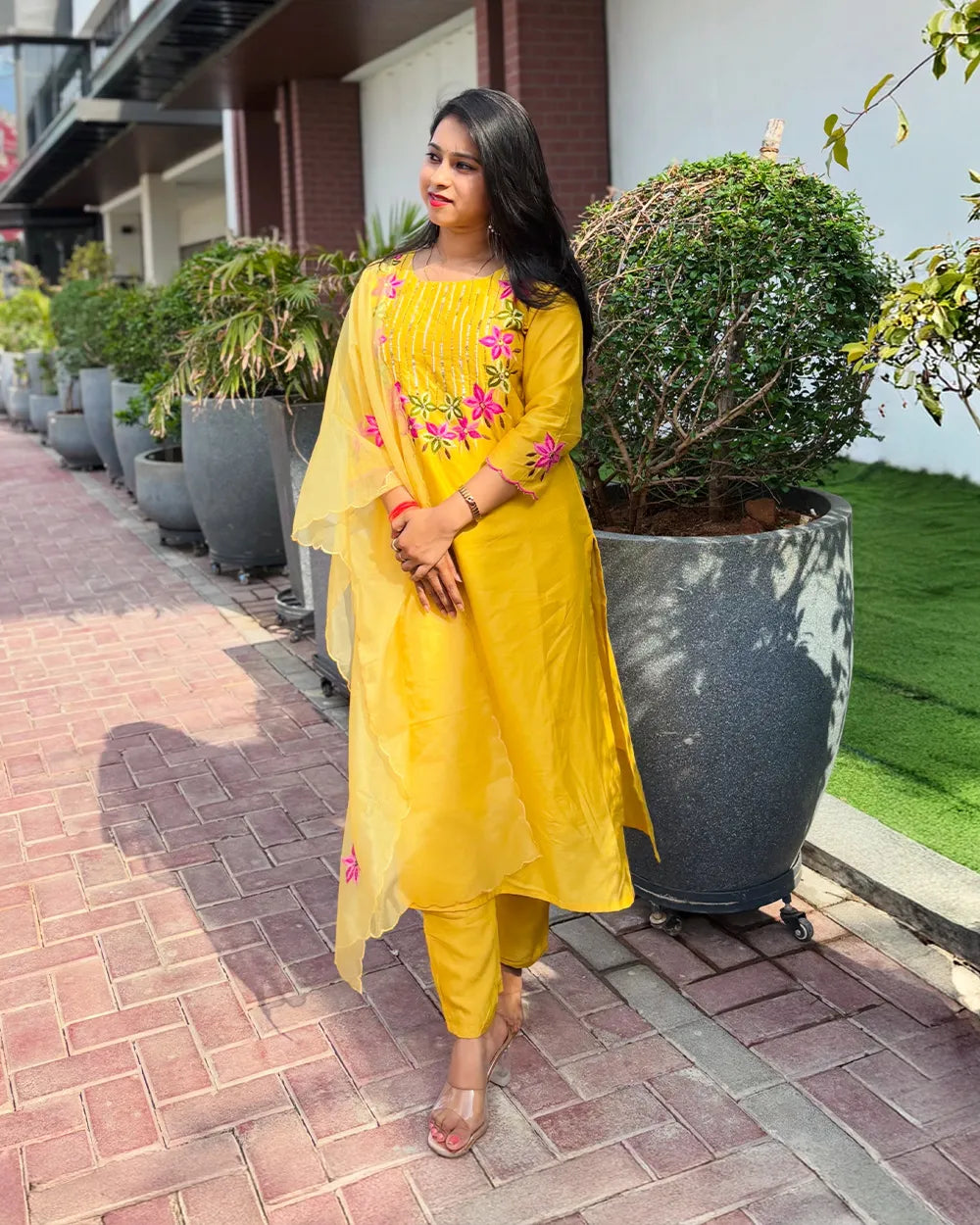 Radiant Yellow Muslin Set