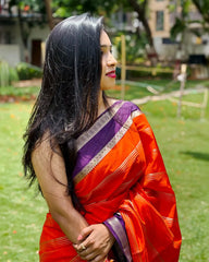 Semi Mysore Crepe Saree