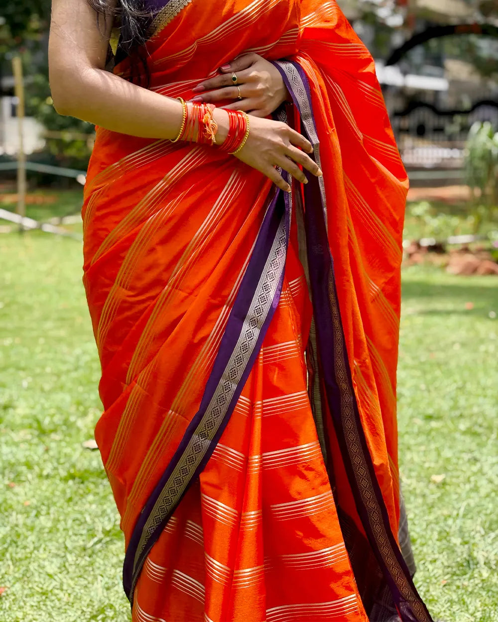 Semi Mysore Crepe Saree