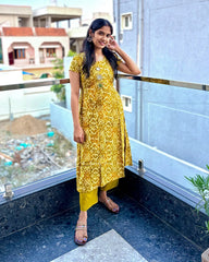 Mehendi Green Aline Coord Set