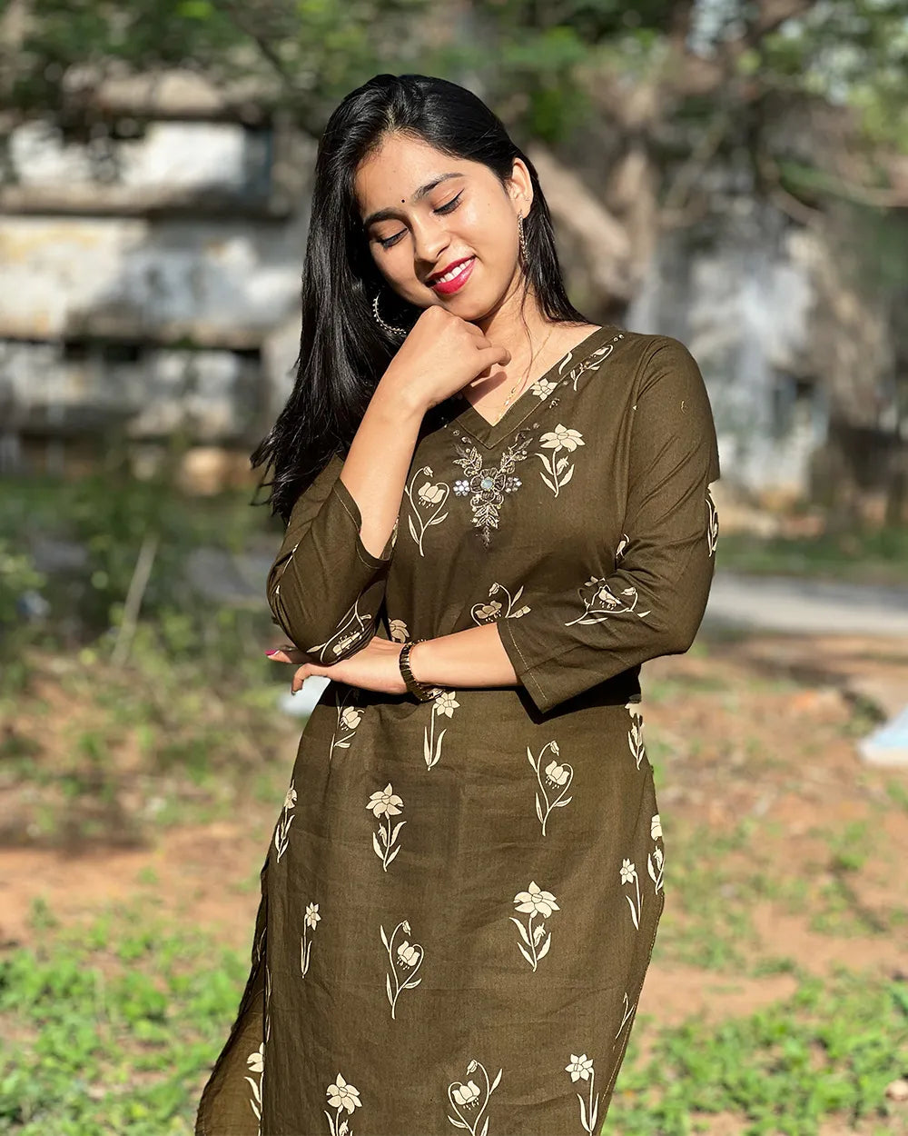 Olive Green Co-ord Set