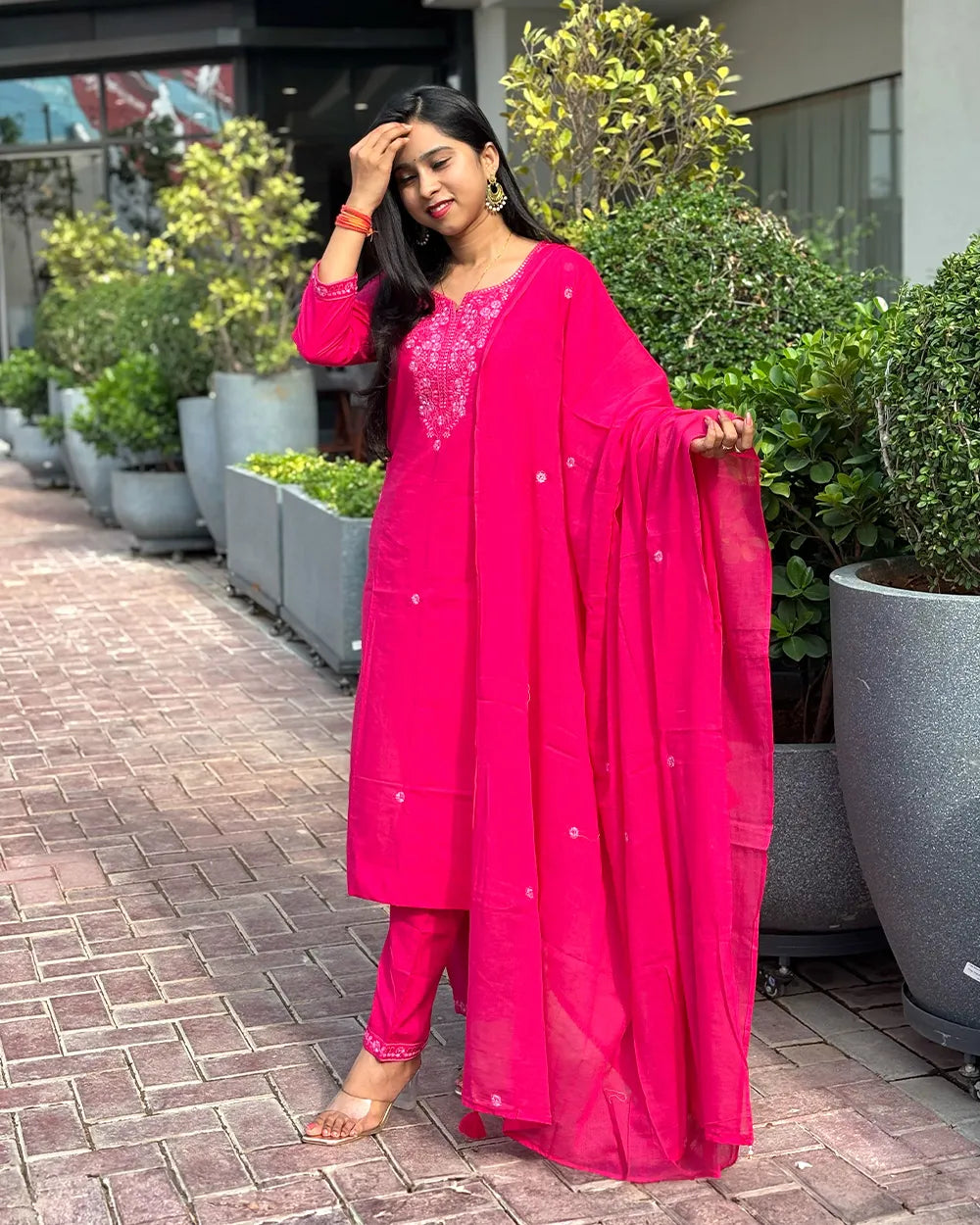 Cotton Bloom Kurta