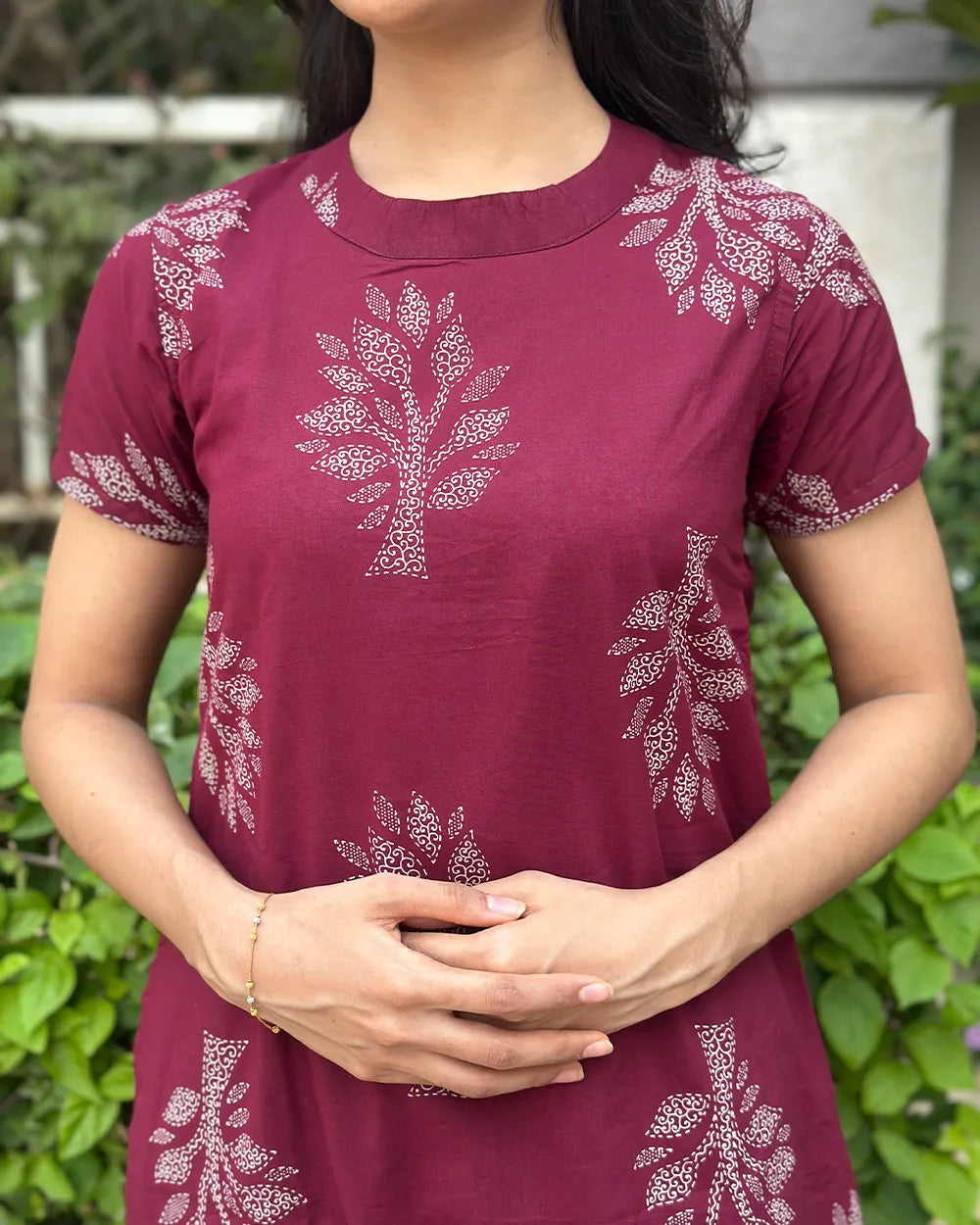 Purple Cotton Co-ord Sets