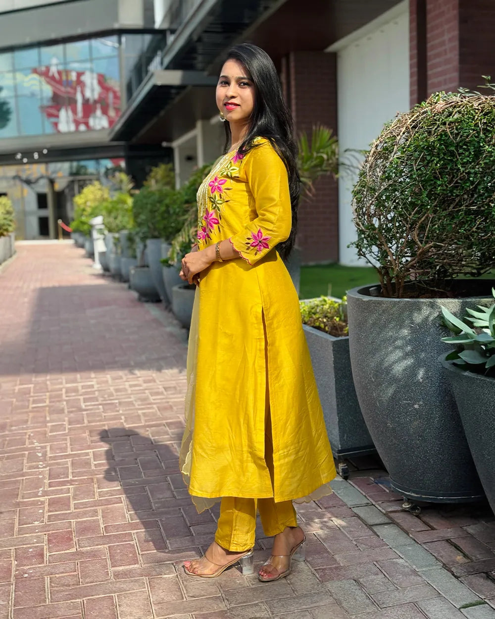 Radiant Yellow Muslin Set