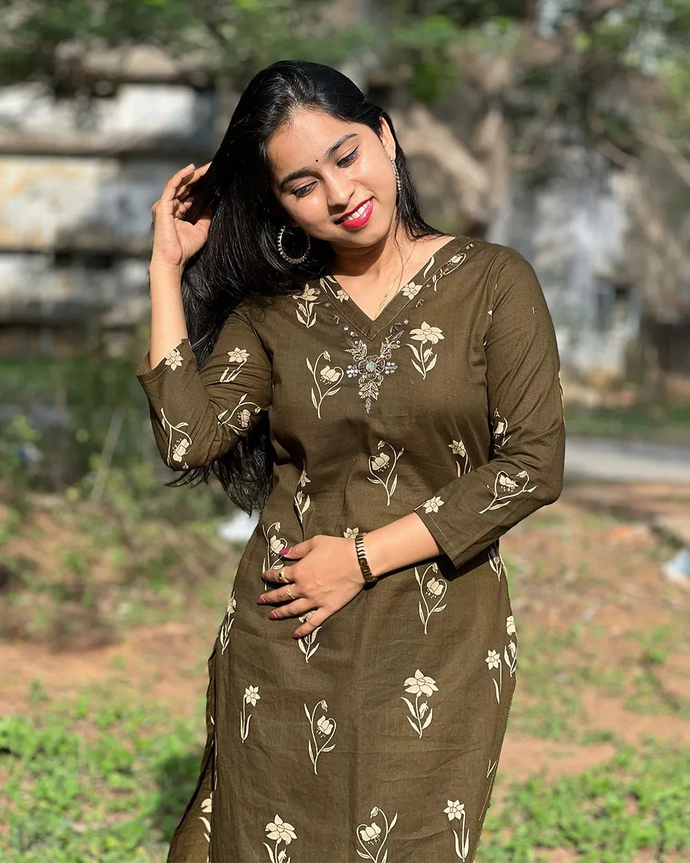 Olive Green Co-ord Set