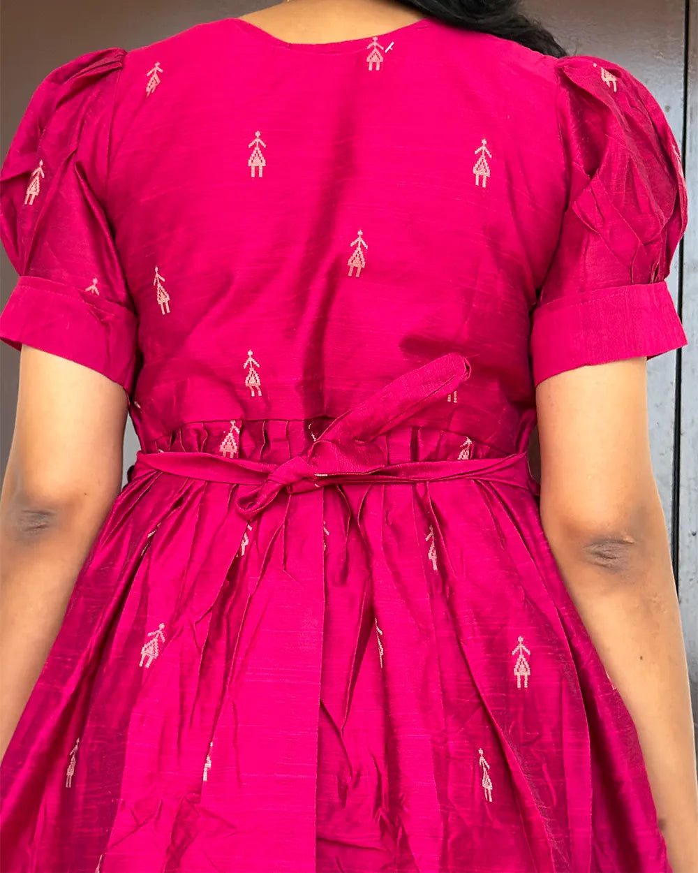 Pink Rawsilk Gown