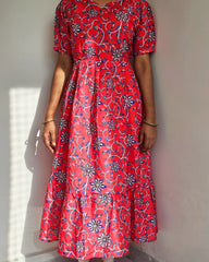 Cotton Flare Feeding Gown