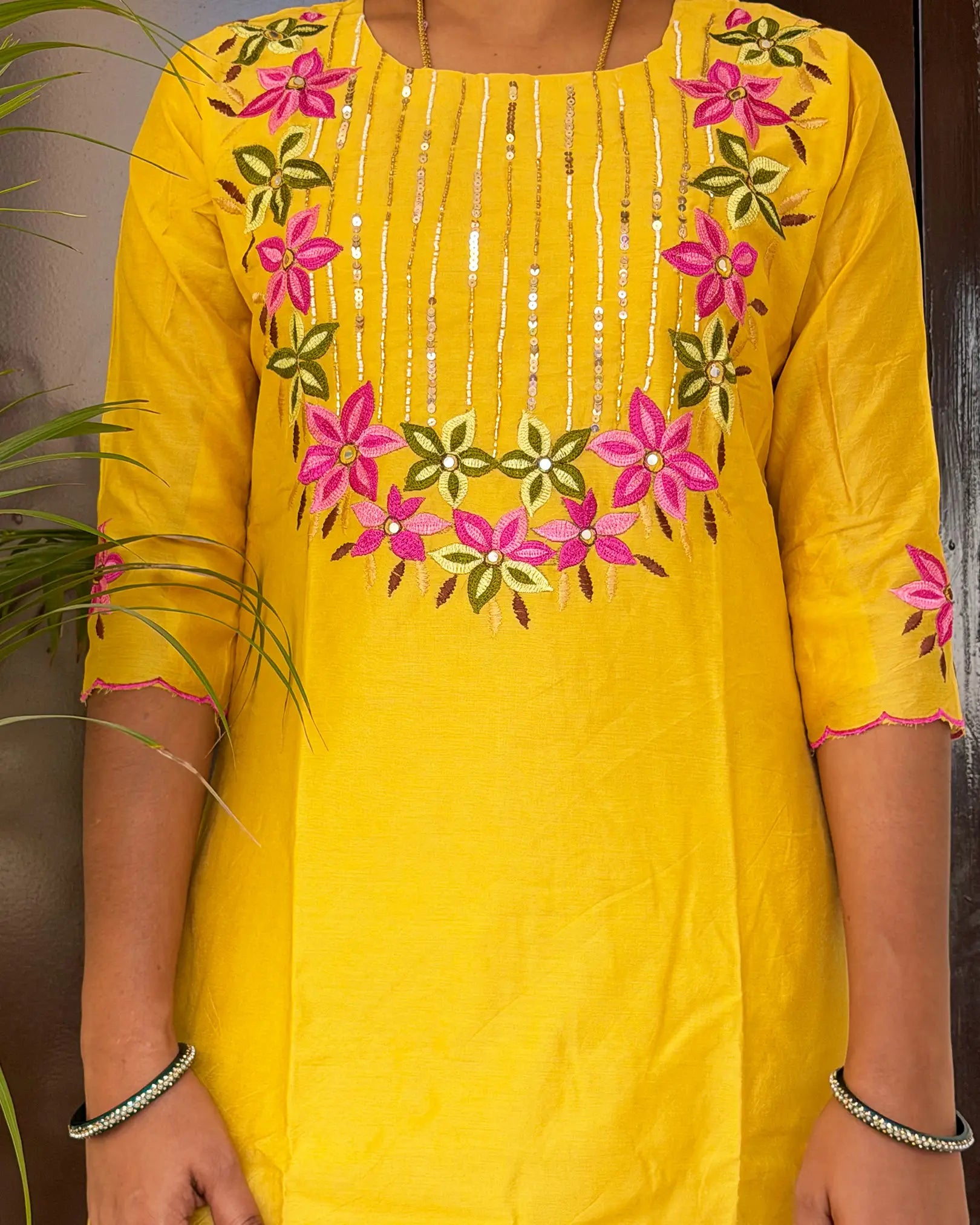 Radiant Yellow Muslin Set