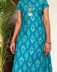 Blue vatican A-line Co-Ord Set