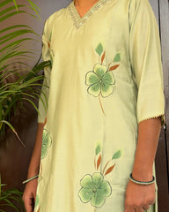 Pista Green Printed Trio