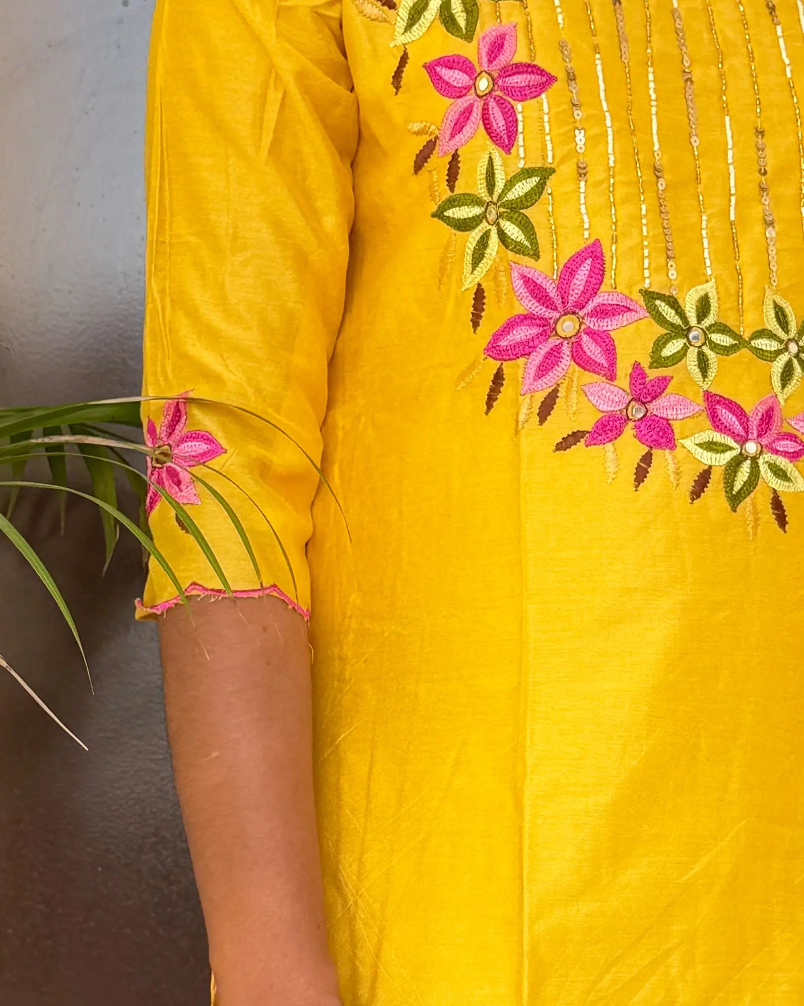 Radiant Yellow Muslin Set