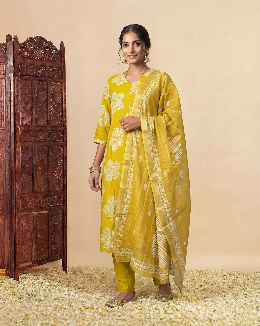 Malar Soft Rayon kurti set