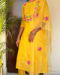 Radiant Yellow Muslin Set