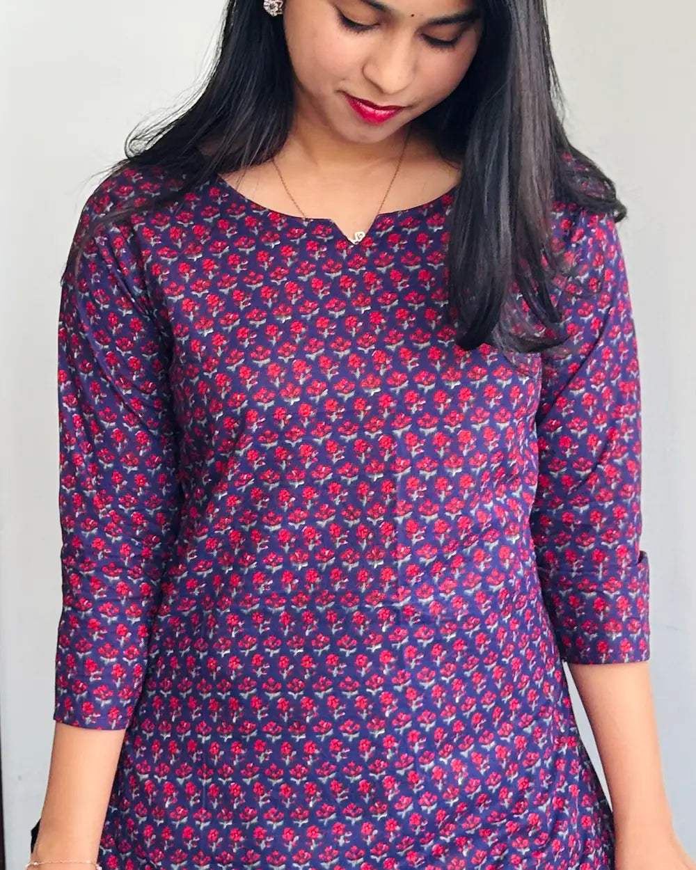 Purple Cotton Co-ord set