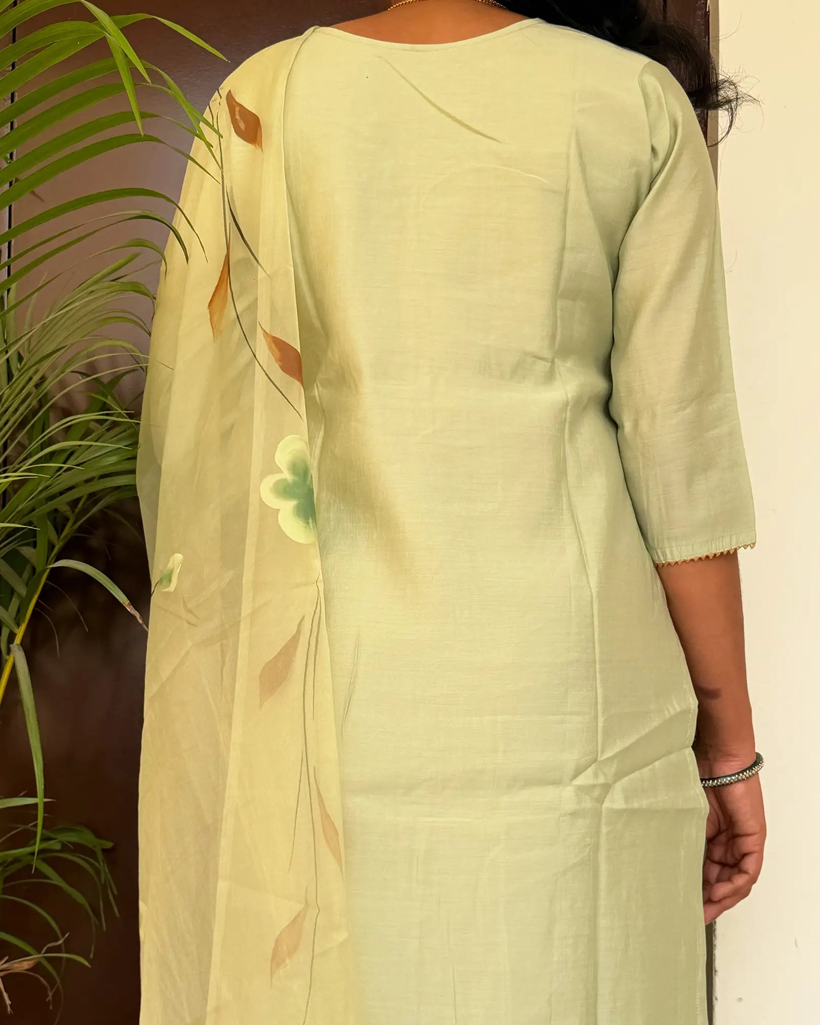 Pista Green Printed Trio