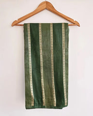 Green Vertical Lines Saree