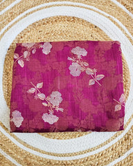 Dola Silk With Flower Motifs