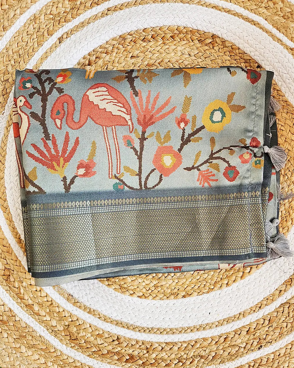 Tissue with Floral Design