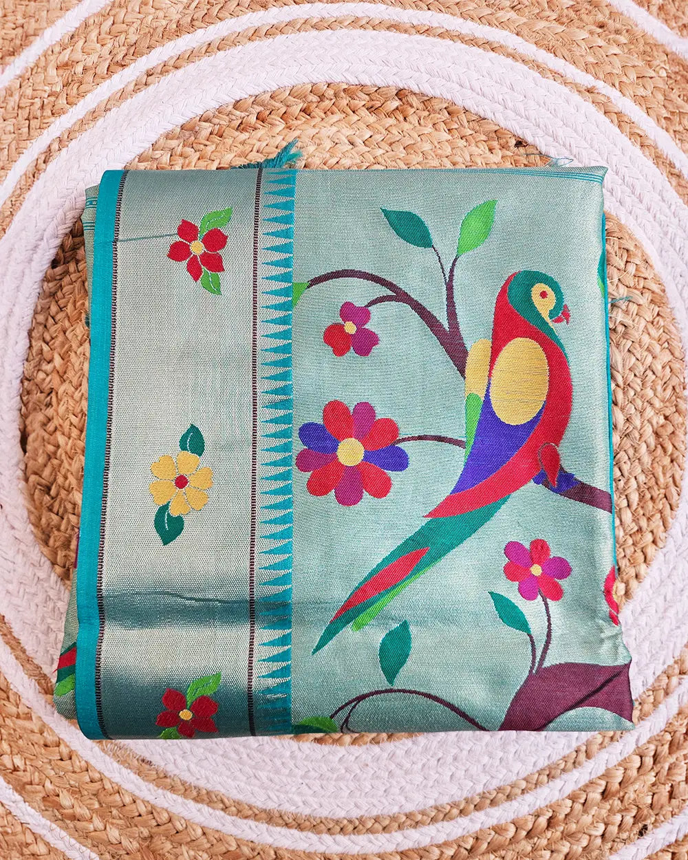 Paithani Munga Cotton sarees