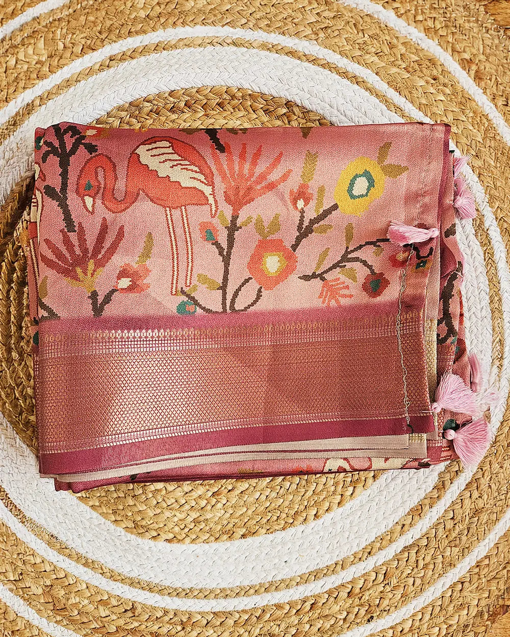 Tissue with Floral Design