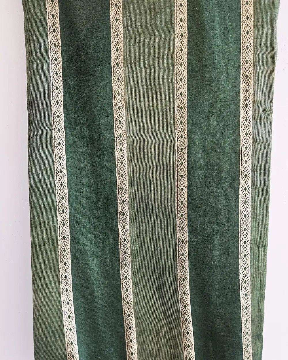 Green Vertical Lines Saree
