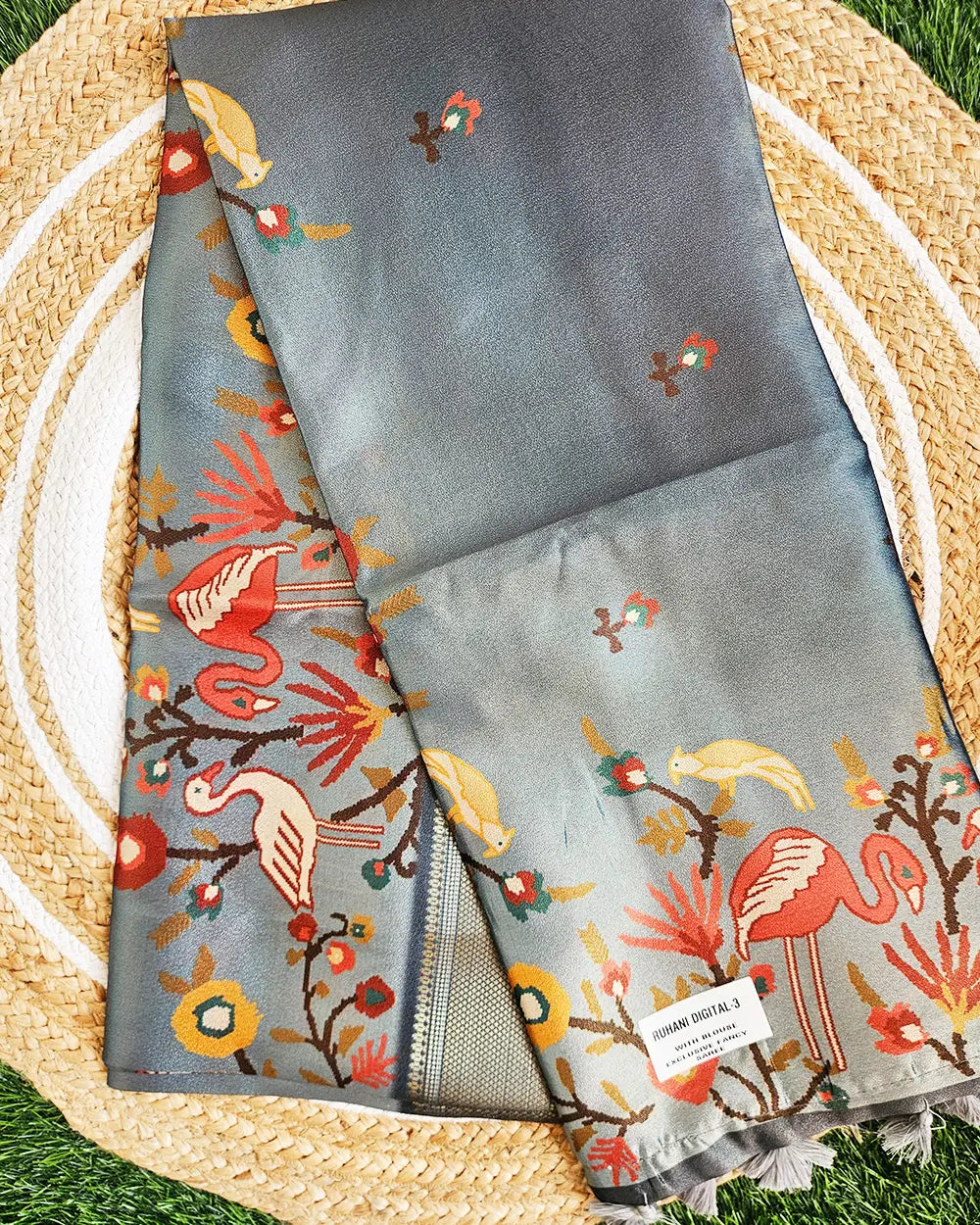 Tissue with Floral Design