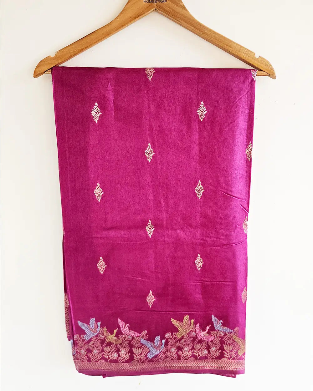 Light Purple Munga Silk Saree