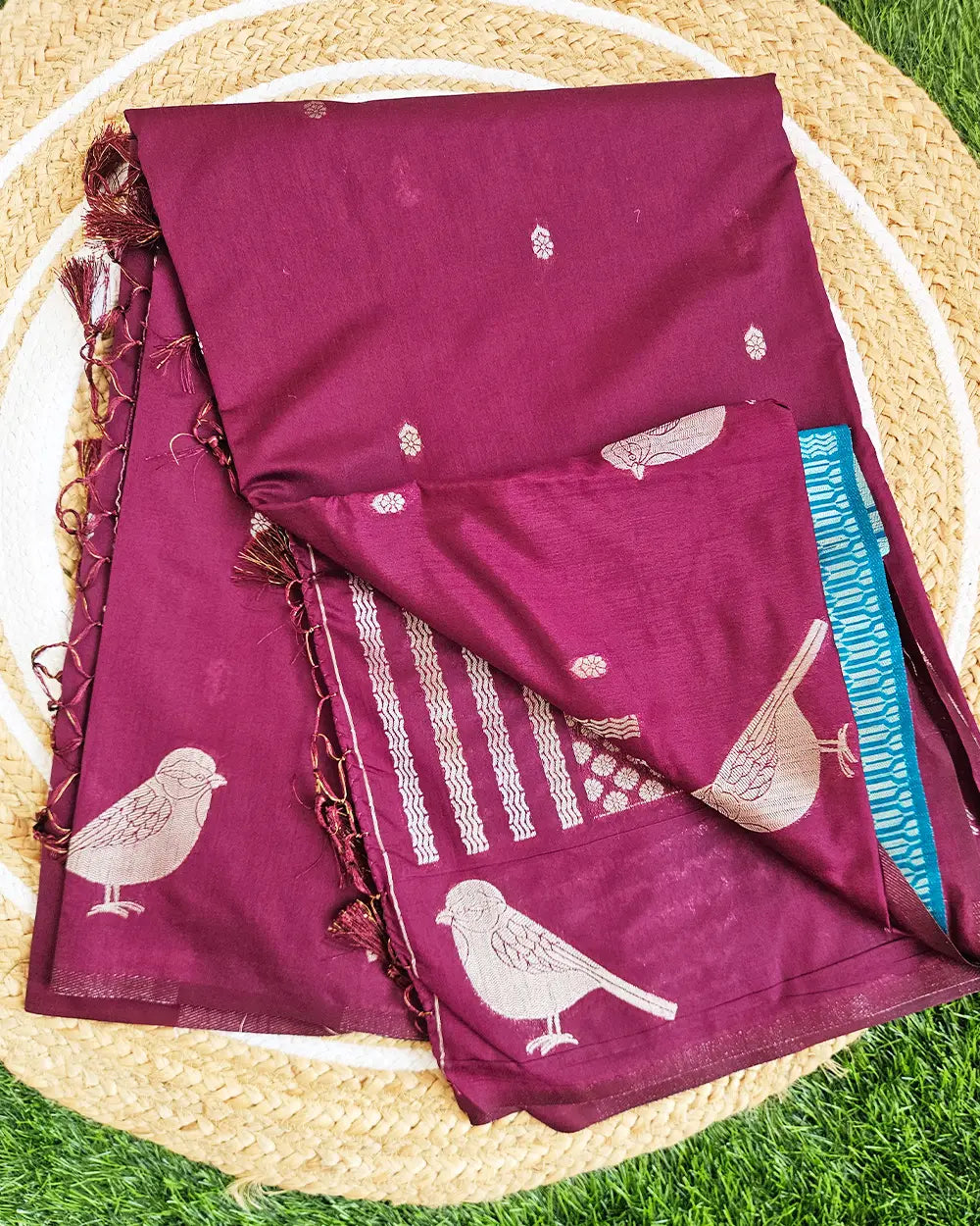 Dola Silk Parrot Design