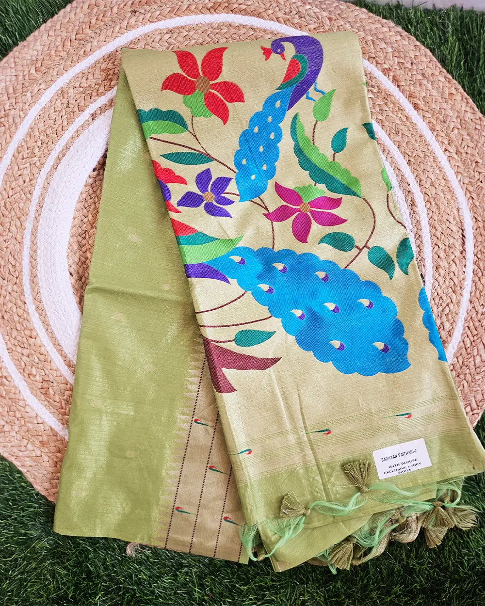 Paithani Munga Cotton sarees