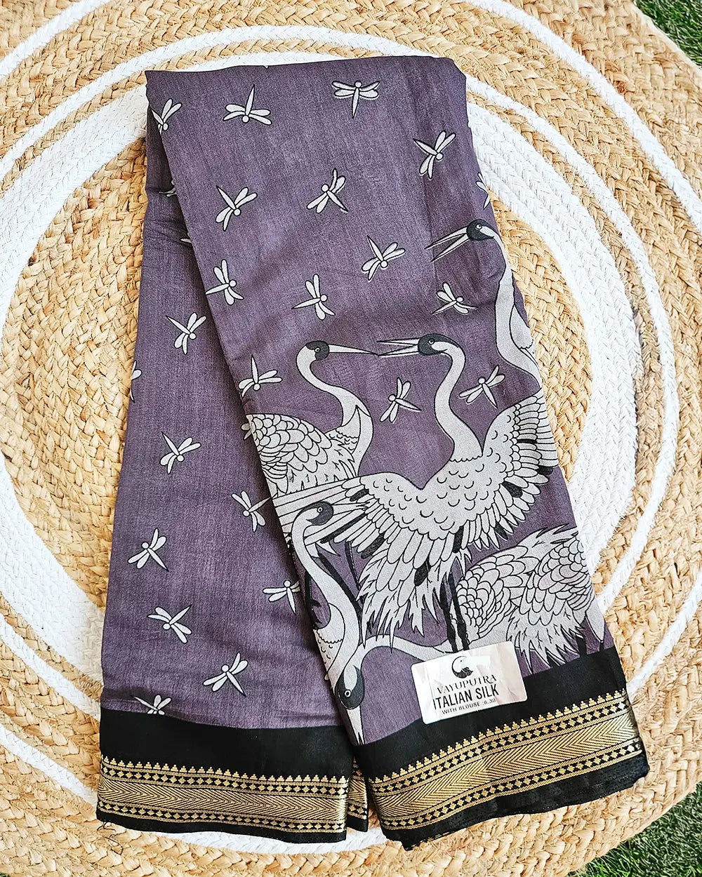 Maheshwari Silk Sarees with Swans