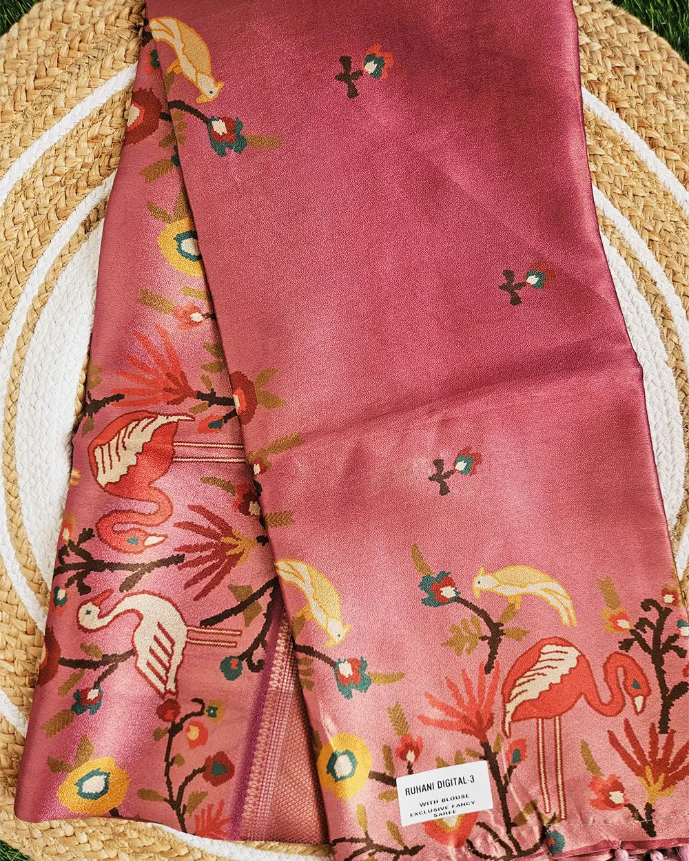 Tissue with Floral Design
