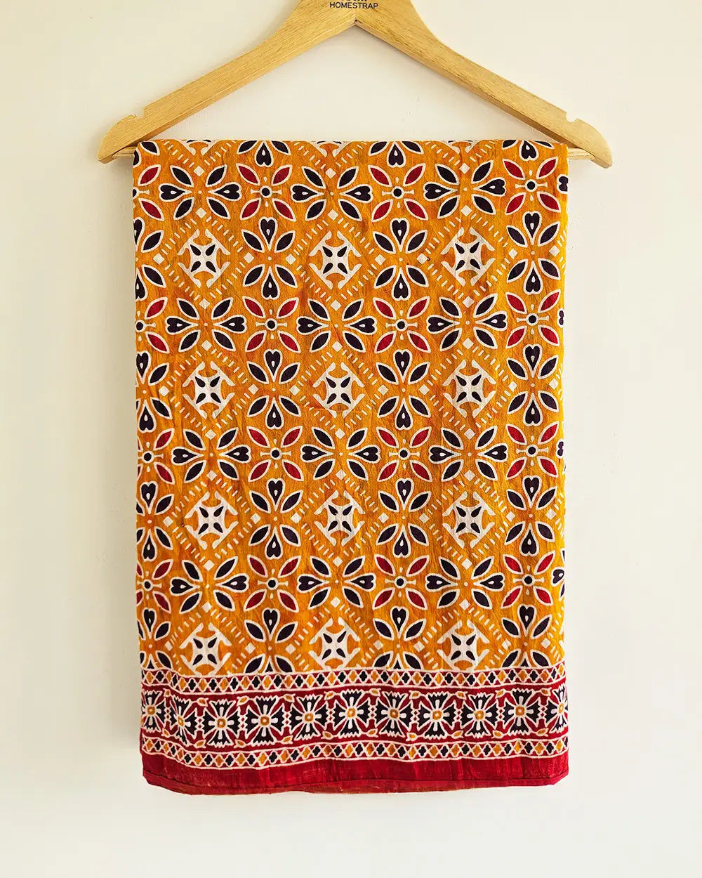 Ajrakh Mul Mul Cotton Sarees