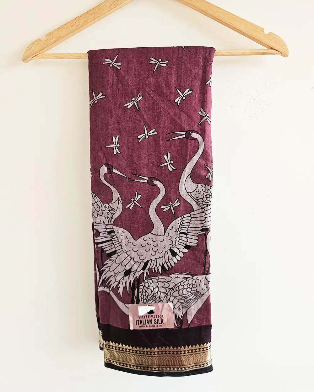 Maheshwari Silk Sarees with Swans