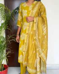 Malar Soft Rayon kurti set