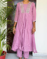 Blush Silk Flow Anarkali