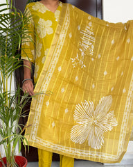 Malar Soft Rayon kurti set