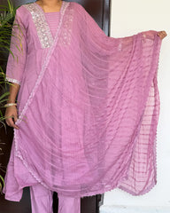 Blush Silk Flow Anarkali