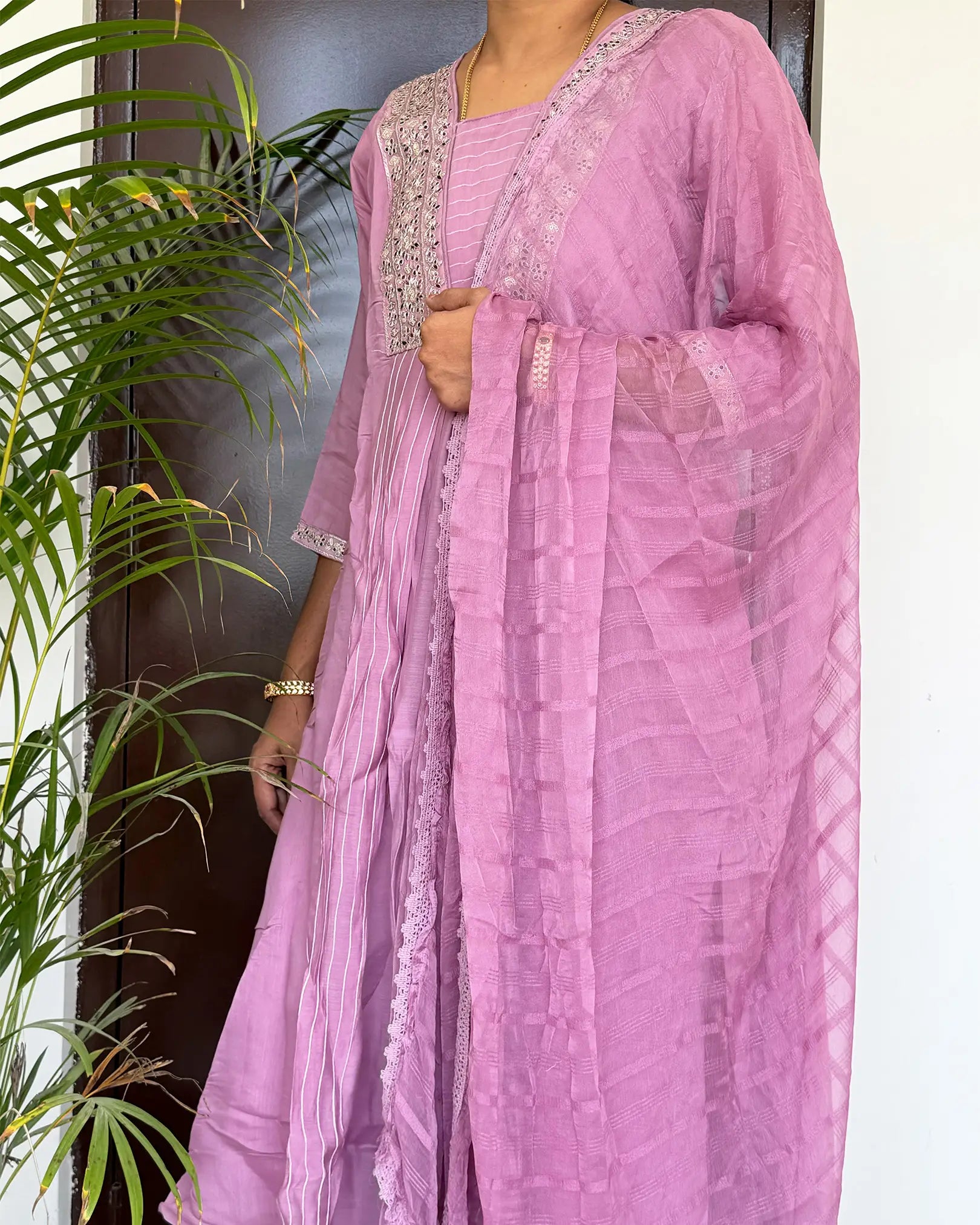 Blush Silk Flow Anarkali