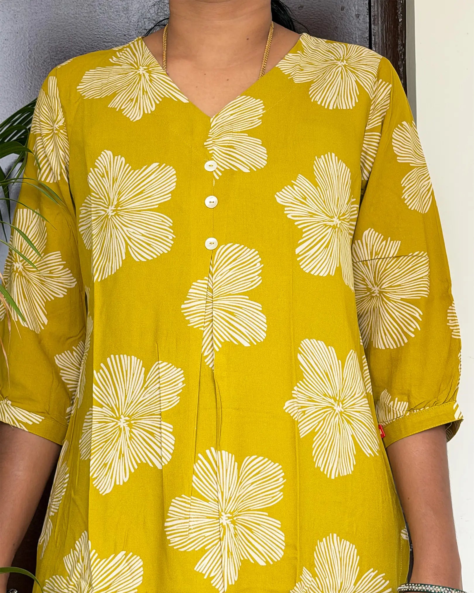 Malar Soft Rayon kurti set