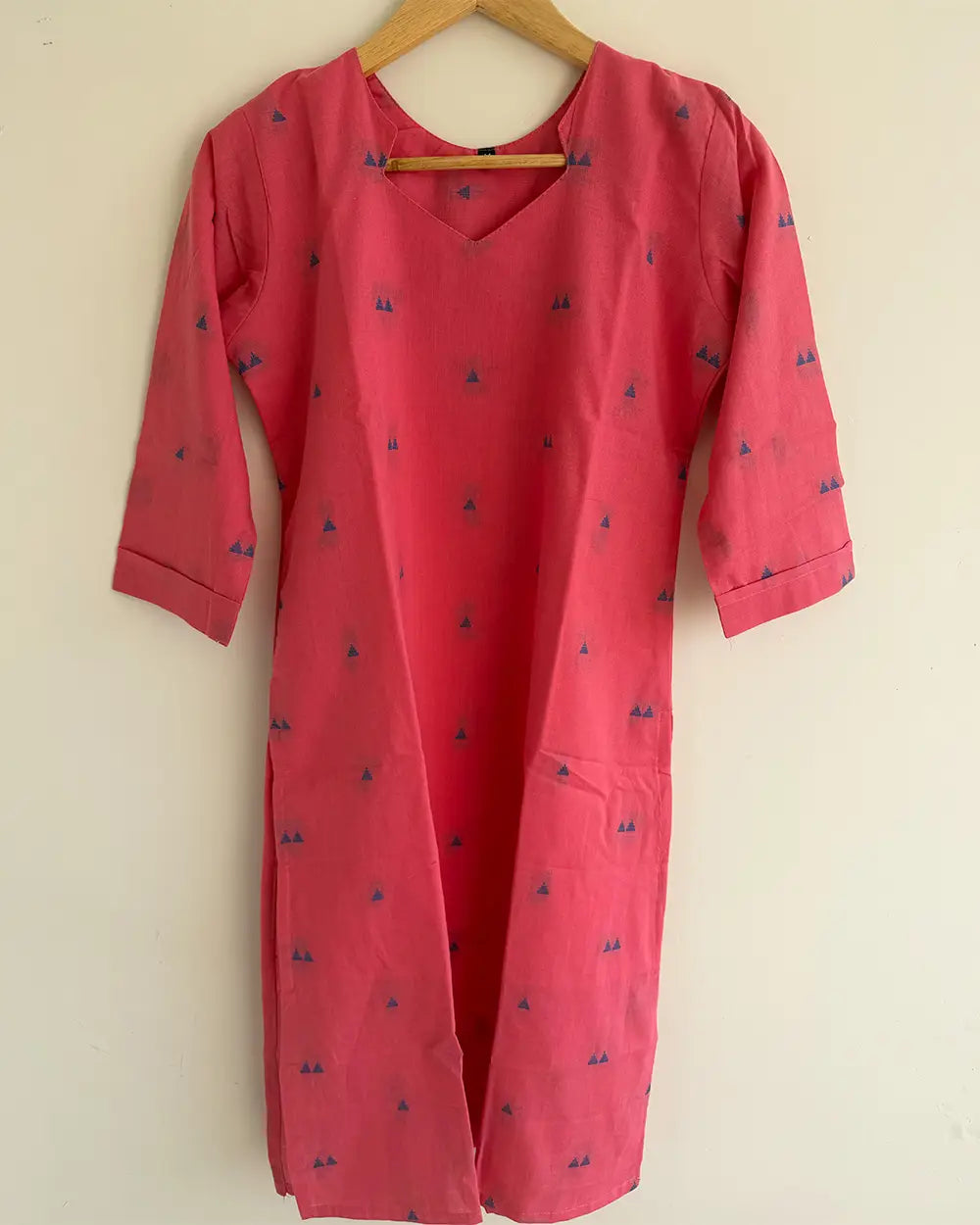 Light Pink Cotton kurti